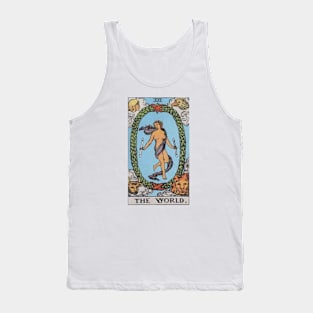 Tarot Deck - Major Arcana - XXI - The World Tank Top